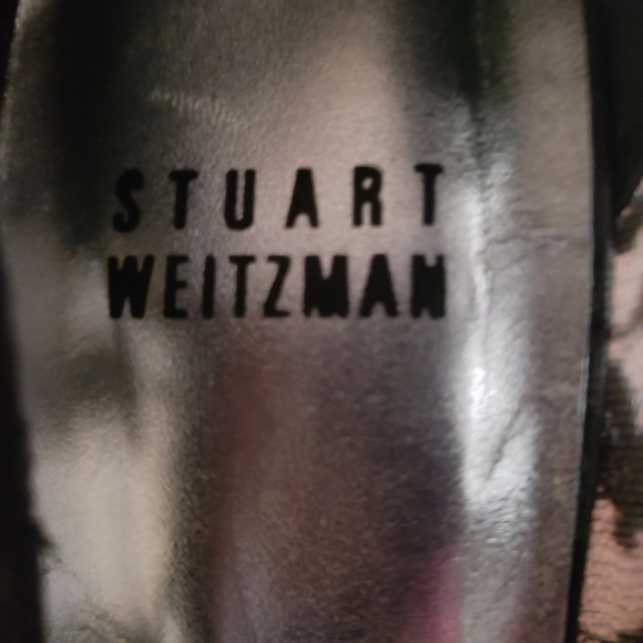 Stuart Weitzman Black Lace, Peep-Toe Pumps - Picture 2 of 8